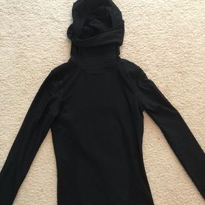 Like new. Black Nike Running performance hoodie.